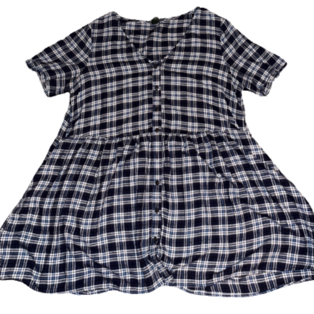 WildFable Plaid Spring/Summer Dress
